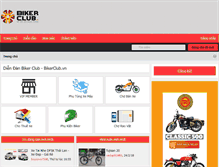 Tablet Screenshot of bikerclub.vn
